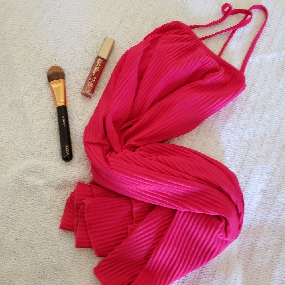 ☀️ZARA PINK RIBBED DRESS